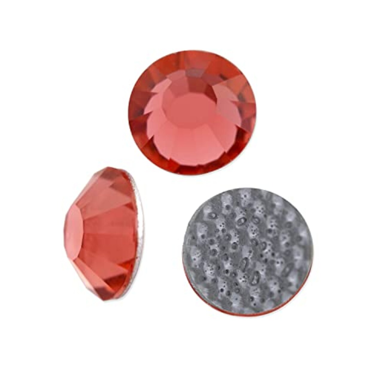 Preciosa Crystal VIVA12 Hotfix Rhinestone 3mm (SS12) Padparadscha (Package of 50)